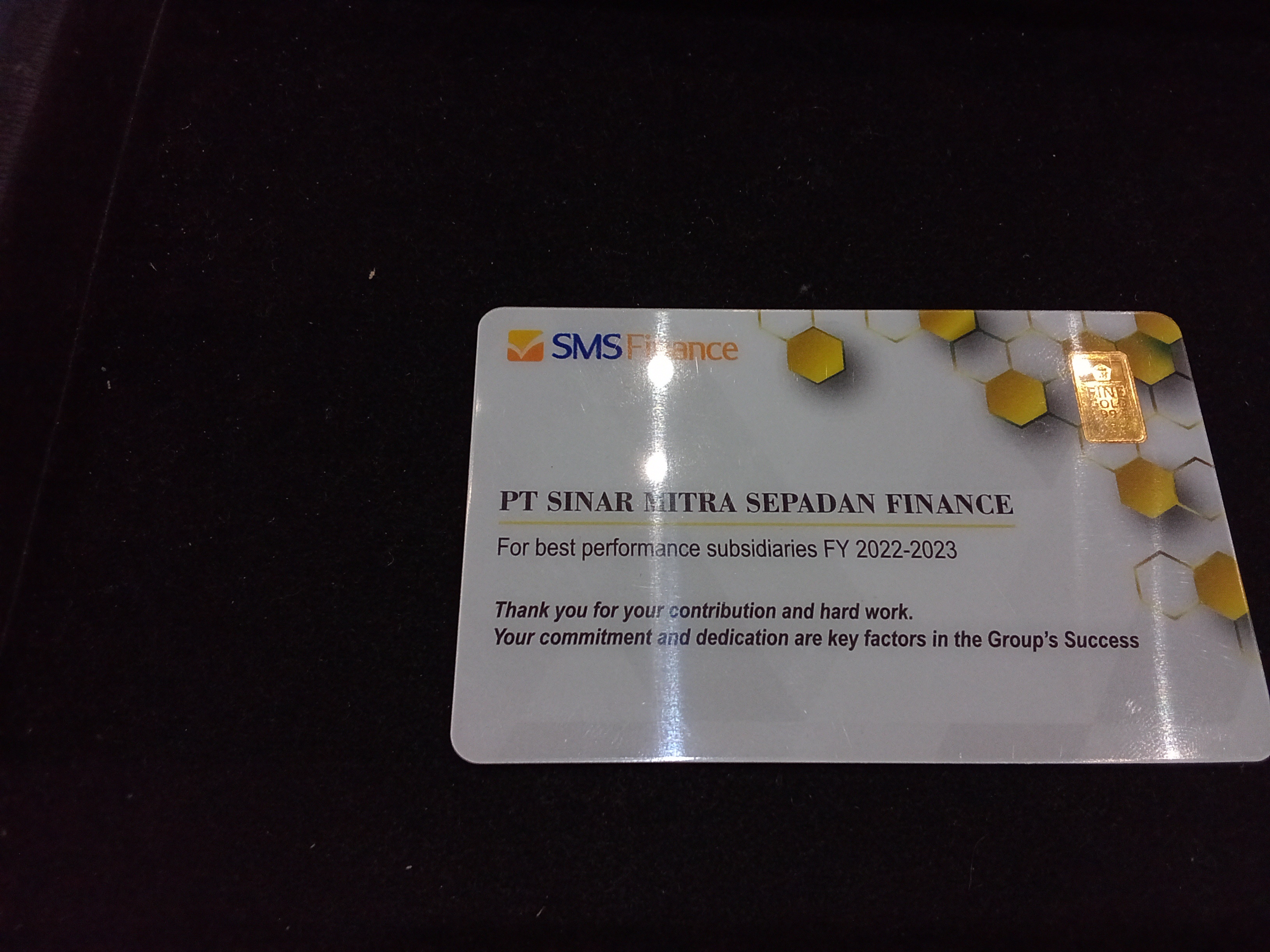 ANTAM EX SMS FINANCE