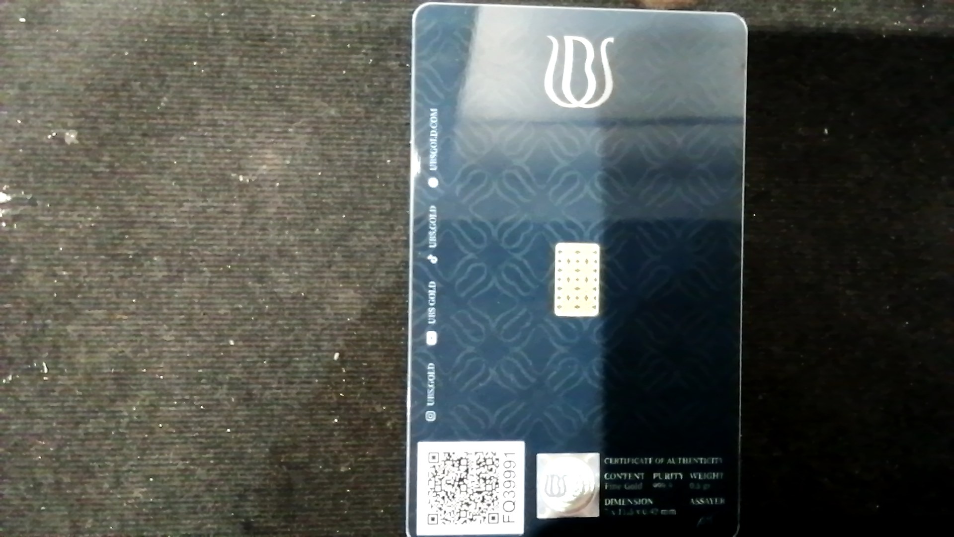 UBS GOLD BAR