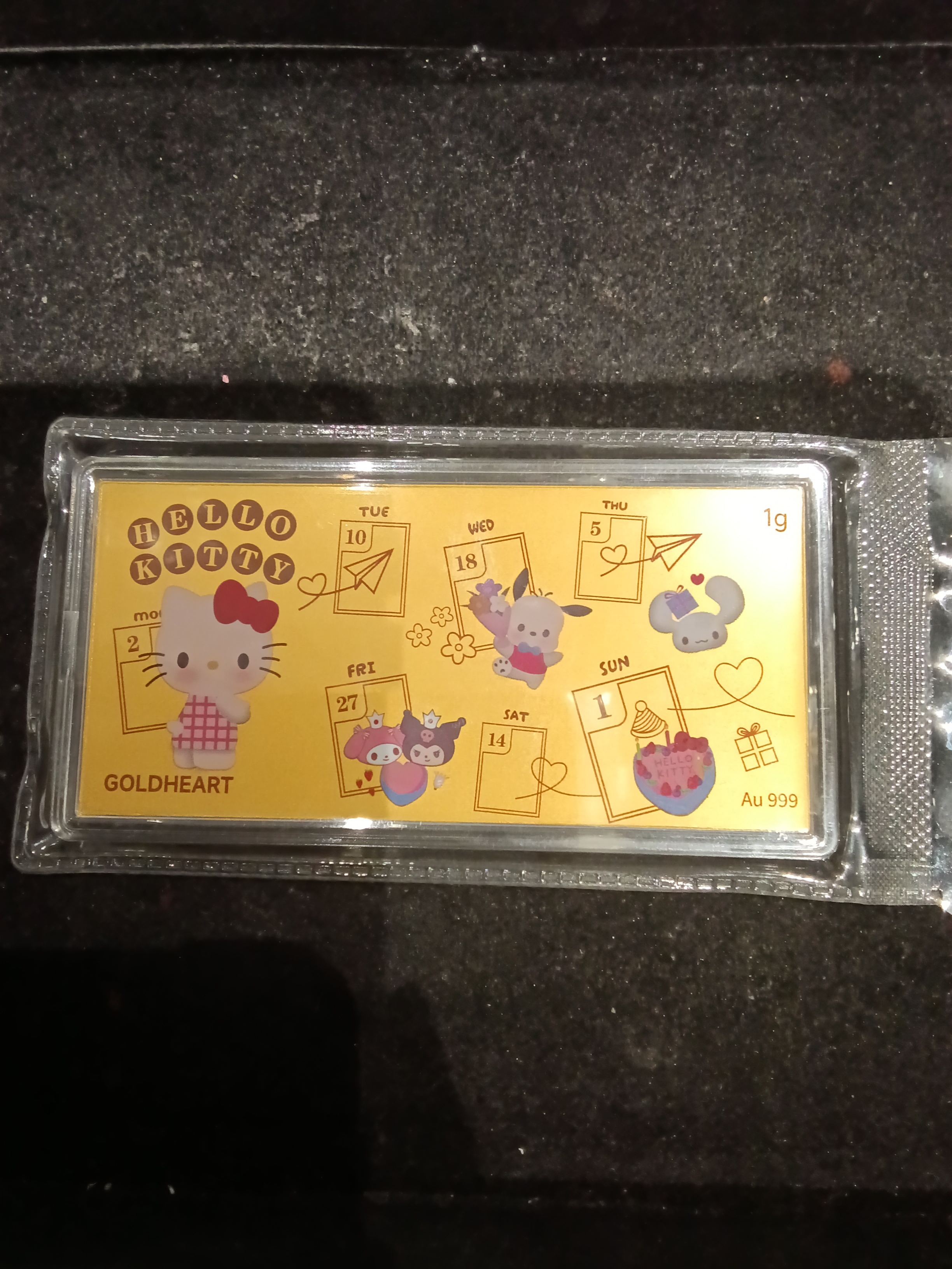 HELLO KITTY GOLDHEART