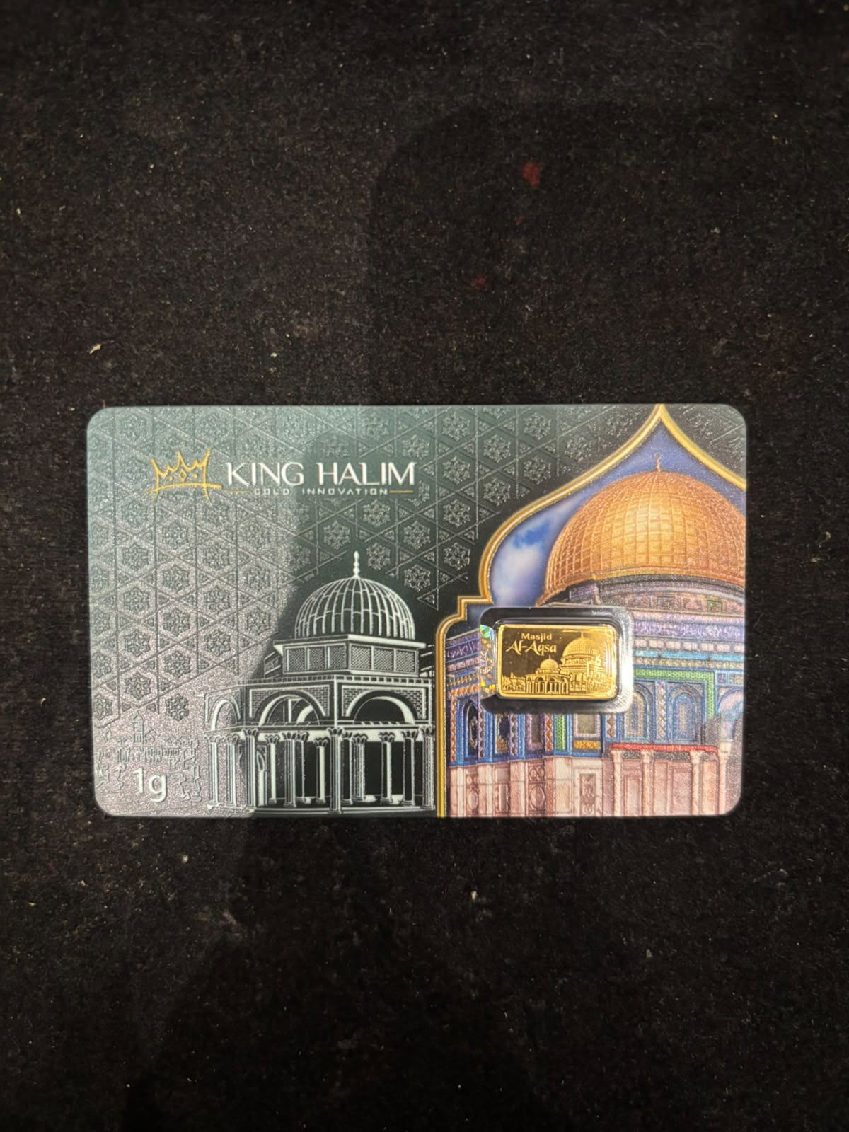 KING HALIM MASJID AL AQSA GOLD