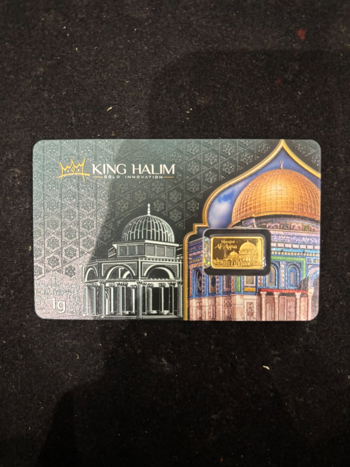 KING HALIM MASJID AL AQSA GOLD